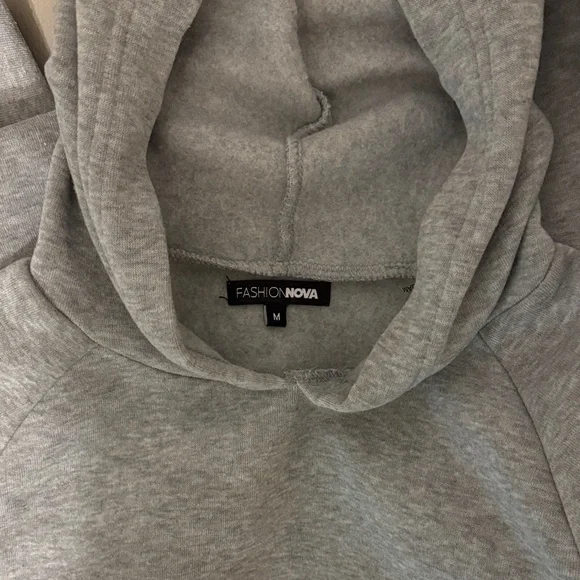 Fashion Nova Light Gray Lounge Set - Picture 3 of 3